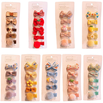 FZBNSRKO 25 Pcs Girl Hair Clips Cute,Baby Girl Hair Bows Clips Candy Barrettes Hair Clips for Girls Toddlers Kids Children(Rando