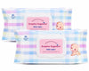 Baby Wet Wipes Pack of 2 | Extra Soft Moisturizing Baby Wipes for Newborns & Sensitive Skin | Gentle Daily Cleaning Wipes