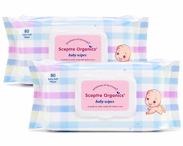 Baby Wet Wipes Pack of 2 | Extra Soft Moisturizing Baby Wipes for Newborns & Sensitive Skin | Gentle Daily Cleaning Wipes