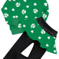 Bomdeals Adorable Cute Toddler Baby Girls Clothes Set,Long Sleeve T-Shirt +Pants Outfit(Green,120,2141B)