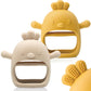 2 Packs Baby Teething Toy Silicone Teething Mitten for Babies Over 3 Months Anti Dropping Wrist Hand Teethers Baby Chew Toys for