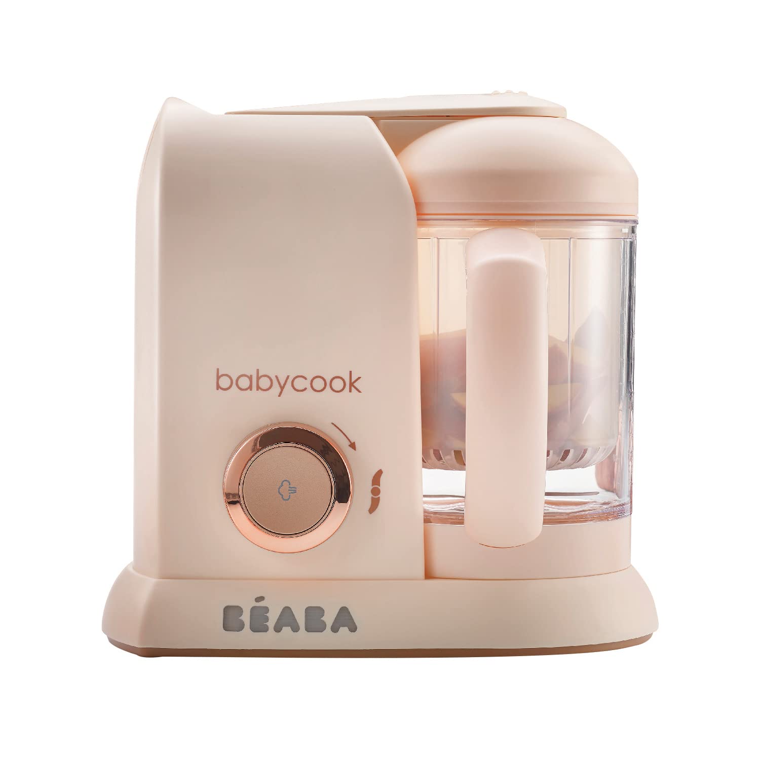 BEABA Babycook Solo 4 in 1 Baby Food Maker, Baby Food Processor Baby Food Steamer, Lrg Capacity 1,100 mL/ 37 oz, 27 Servings in 