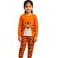 Hestia|H.Nsg.N.1|Kids Night Suit For Girls|Sleepwear|Cotton|Trouser Full Sleeves Pajama Set Tshirt|Elasticated Waist|Bottom Pyja