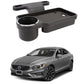 Oshotto (FT04) Foldable Car Auto Headrest Rear Back Seat Table Drink Food Cup Tray Holder Compatible with Volvo S60  Black