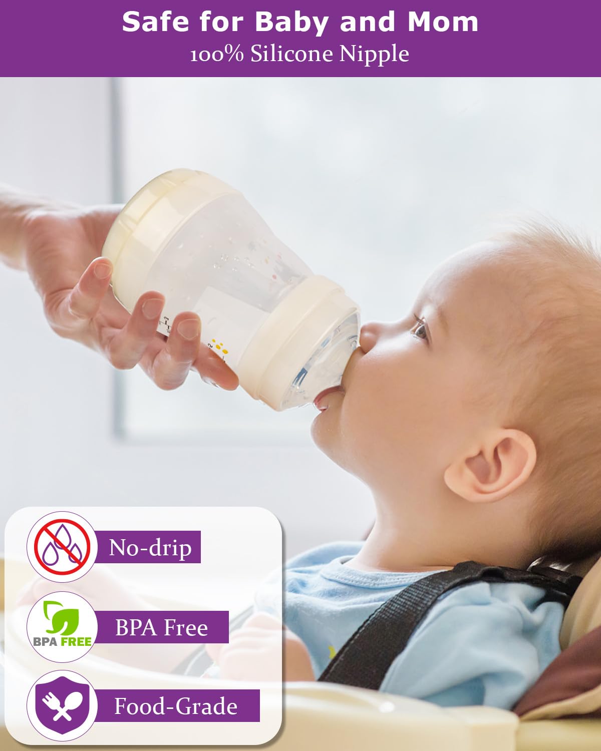 Sippy Spout Nipples For Mam Easy Start Bottle,Easy Active Bottle And Glass Baby Bottles,Soft Silicone Sippy Cup Nipples,Variable