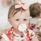 Ryan & Rose Cutie Pat Pacifier Teether (Slant, White)