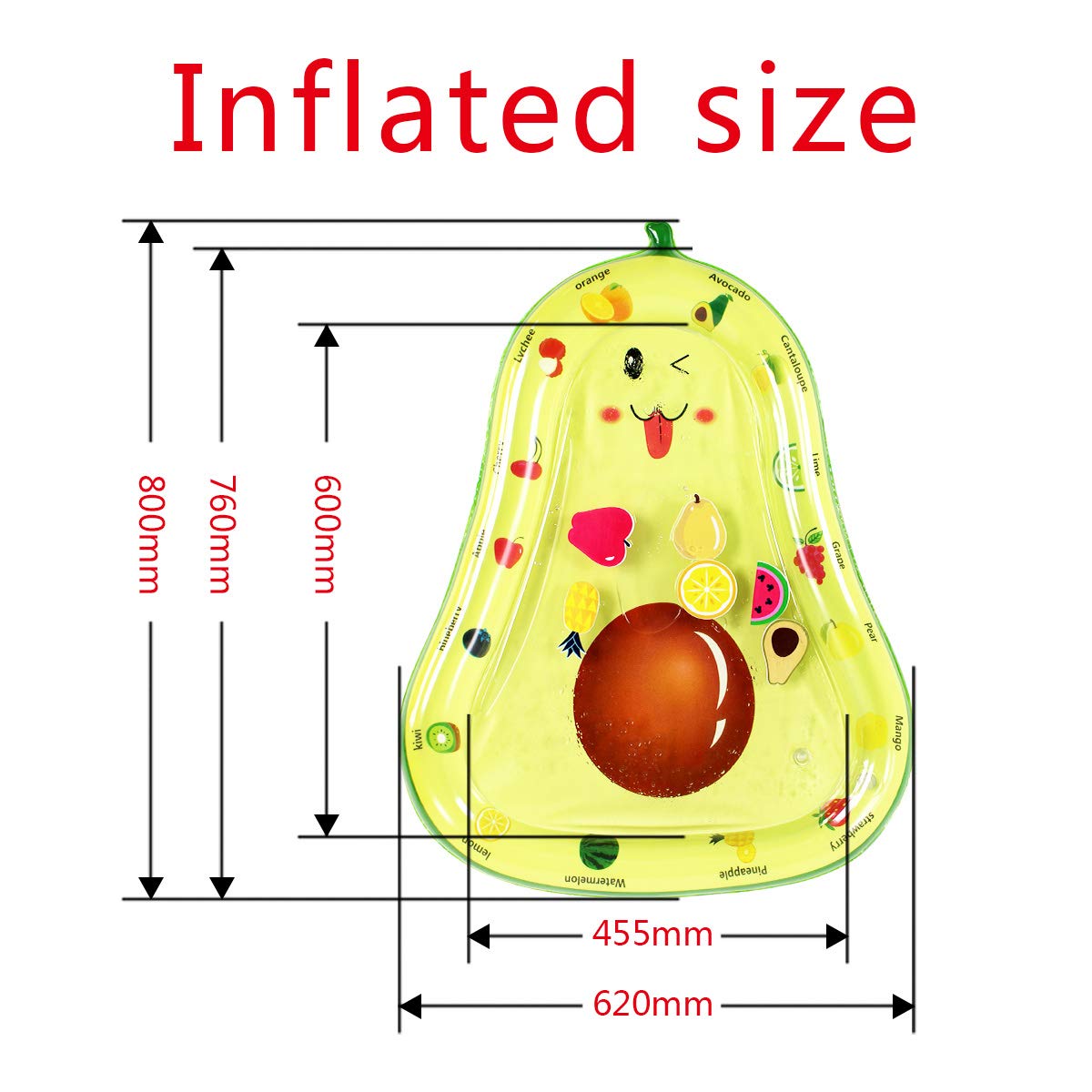 Baby Water Mat, Infant Toys, Inflatable Play Mat Water Mat Baby Toys, Fun Early Development Activity Play Center For Newborn (33
