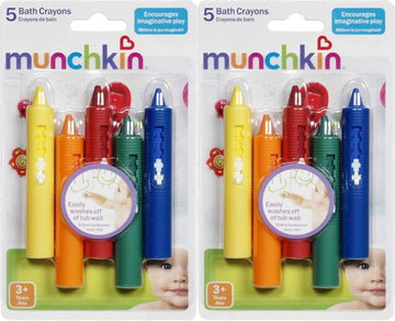 Munchkin 5 Piece Bath Crayons Set (Pack of 2)