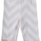 Rosie Pope Unisex-Baby Newborn Unisex Legging, Barely Chevron, 9 Months