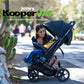 Joovy Kooper Rs Lightweight Travel Stroller For Infants And Toddlers With One-Hand Fold, Magnetic Buckle, Multi-Position Recline