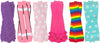 Judanzy Newborn 6 Pack Baby Leg Warmers (Newborn Girls)
