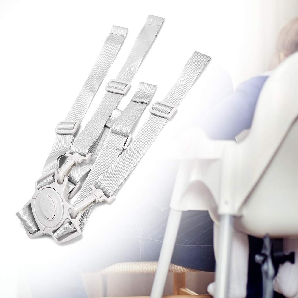 Estink 5 Point Harness Seat Belt, Adjustable Children Safety Belt Full 5 Point Seat Safety Belt Universal Pushchair Stroller Pro