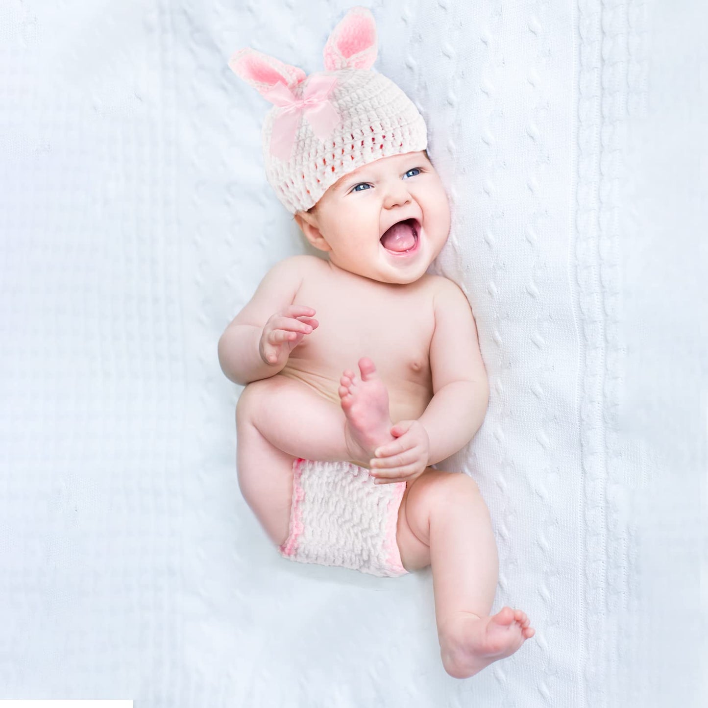 Swovo Newborn Photography Props Outfits,Baby Crochet Outfits,Handmade Knitted Baby Costume Sets,Pink