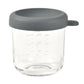 Beaba 8 Oz Glass Baby Food Jars With Soft Silicone Air Tight Lids, Glass Storage Containers With Lids, Microwave And Freezer Saf