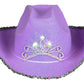 Parris Cowgirl Hat In,Purple,One Size