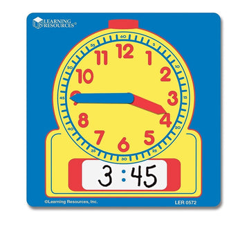 Learning Resources Write and Wipe Student Clocks, Help Kids Practice Time, Clocks for Kids, Write and Wipe Clocks, Homeschool, C