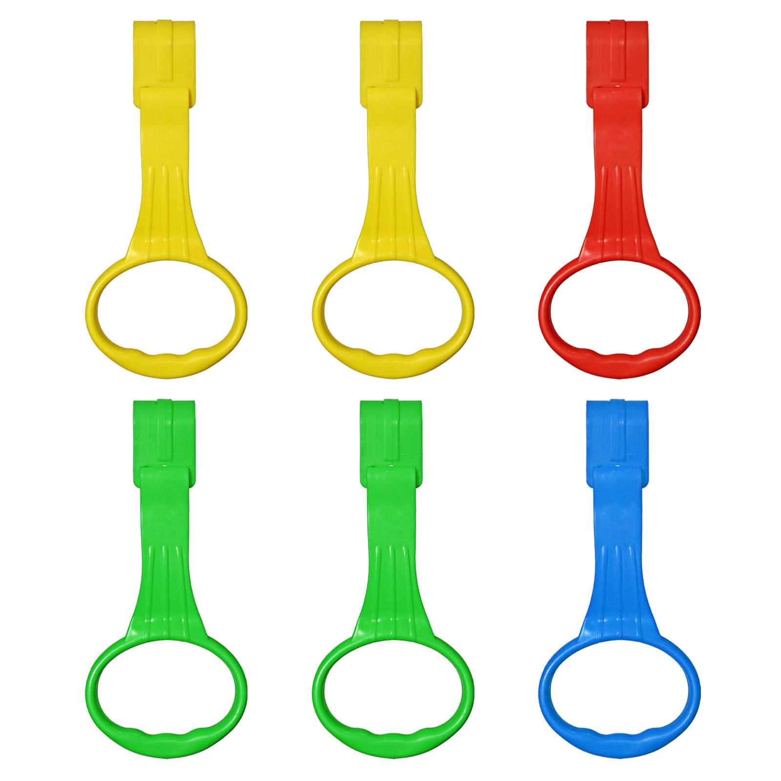 Baby Pull Up Rings For Baby 6 Pack Walk Assistant, Pull Up Ring For Baby Playpen Handle Grip For Toddlers - Value Pack