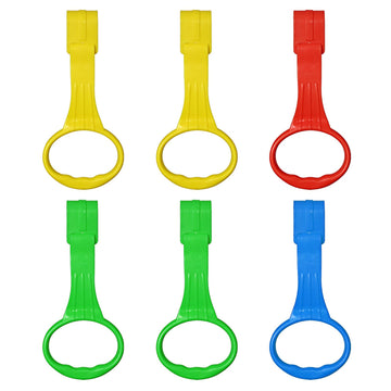 Baby Pull Up Rings For Baby 6 Pack Walk Assistant, Pull Up Ring For Baby Playpen Handle Grip For Toddlers - Value Pack