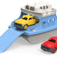 Green Toys Ferry Boat with Mini Cars Bathtub Toy, Blue/White, Standard