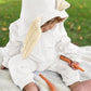Agqt Baby Girls Bunny Costume 1St Easter Outfit Onesie Halloween Animal Clothes One Piece Romper Rabbit Ear Hoodie White Size 12