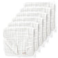 Maliton Muslin Burp Cloths For Baby 6 Pack Large 20''X10'' 100% Cotton Burp Cloths Absorbent And Soft 6 Layers Muslin Baby Stuff
