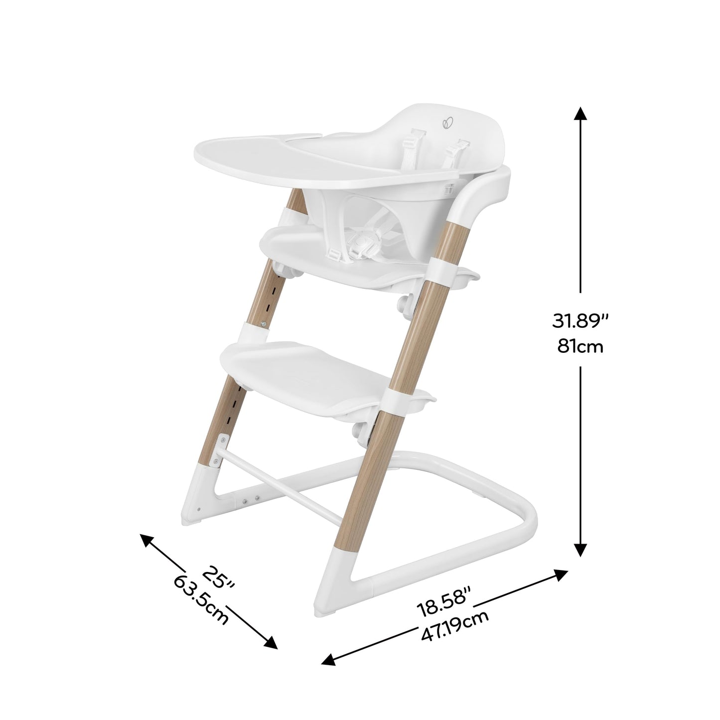 Rightseat Multistage High Chair (Sea Salt White)