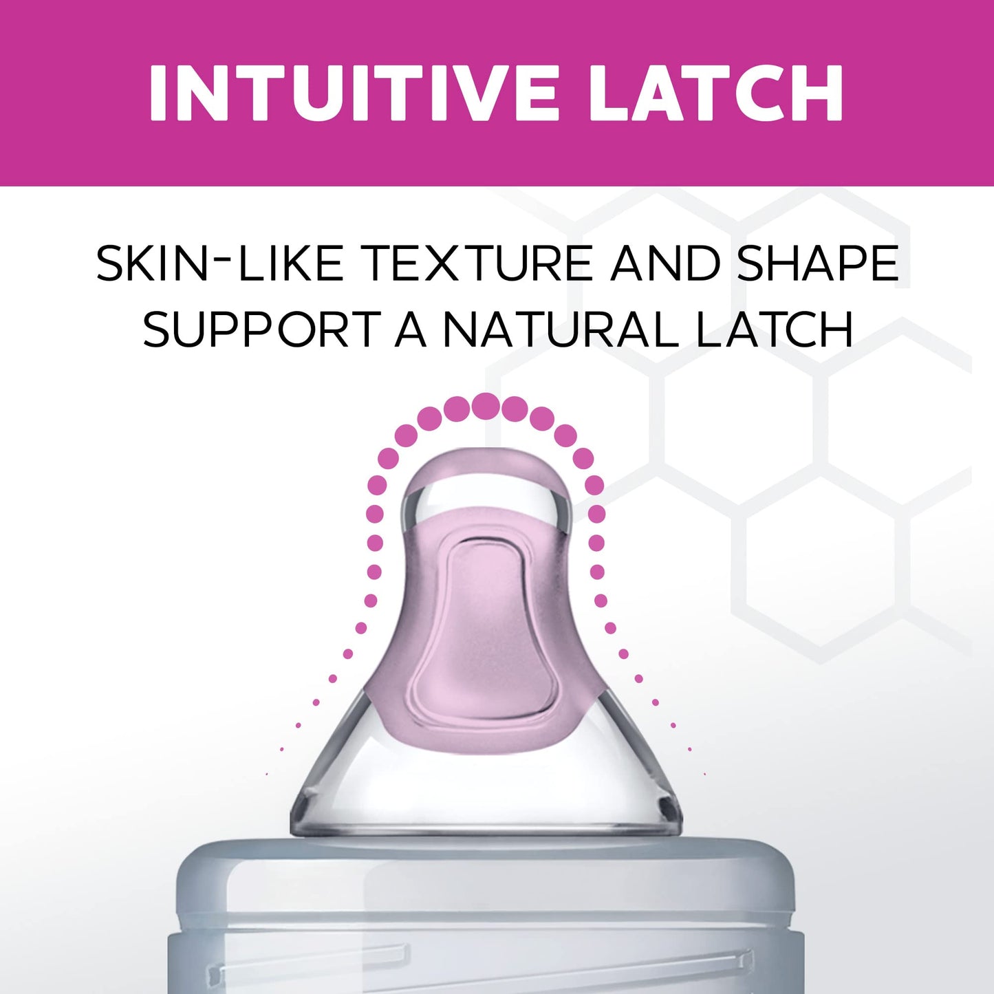 Chicco Duo 100% Silicone Intui-Latch Baby Bottle Nipple With Anti-Colic Valve | Skin-Like Texture And Breast-Like Flow | Stage 2