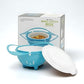 NIVEXA HOME 360 Rotating Gyro Bowl for Toddlers, SpillProof with Lid, BPAFree, Portable Baby Snack Container, 17cm