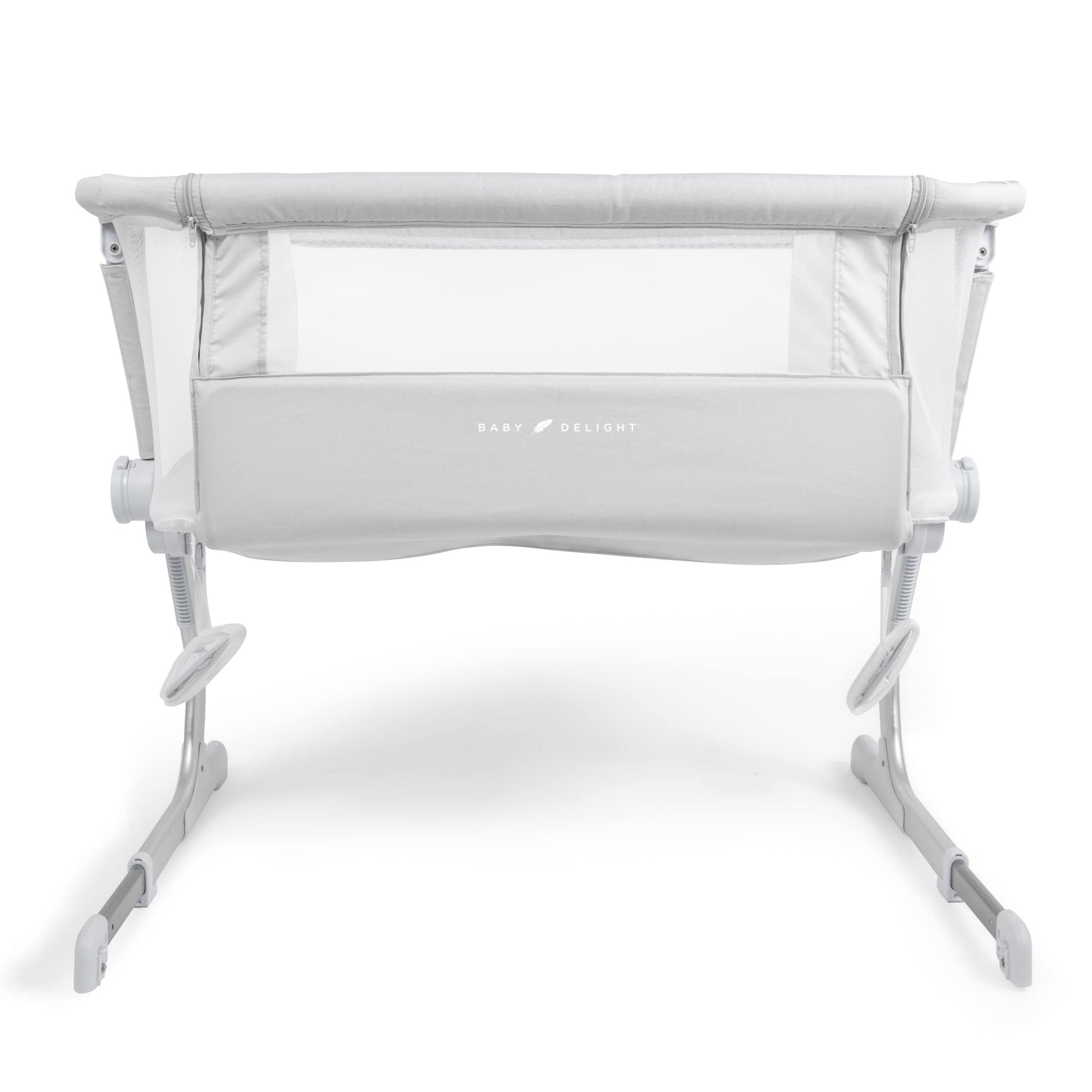 Baby Delight Beside Me Dreamer Bassinet  Bedside Sleeper  6-Position Height Adjustment  Driftwood Grey