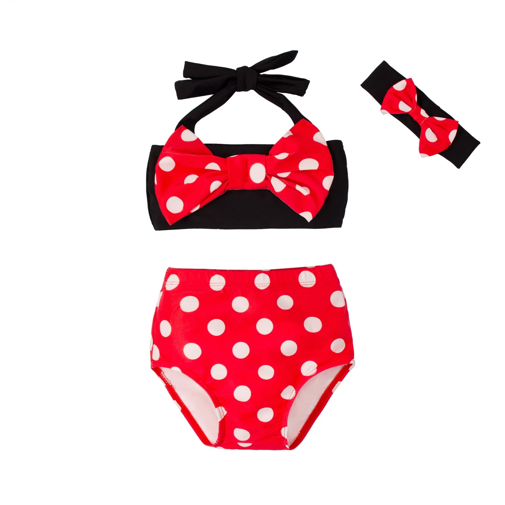 Zfzdren 0M-3T Infant Girl Bikini Set Baby Girls Bowknot Swimwear Toddl – Cutebab