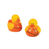 Basketball Mini Rubber Duckies, Rubber Ducks, 24 Pieces, Toys and Novelties, Treasure Chest and Party Supplies, Sports Events