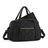 Mommore Diaper Bag Tote Large Expandable Baby Travel Tote For 2 Kids Twins, Quilted Hospital Bag For Mom, Weekender