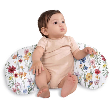 Little Grape Land Nursing Pillow,Upgraded Breast Feeding Pillow for Mom,Breastfeeding & Bottle Feeding for 0-16 Months, Soft Mac