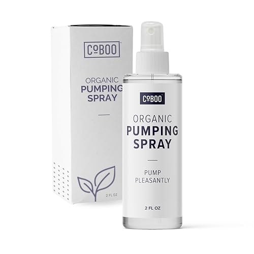 Coboo Organic Breast Pumping Spray  Helps Sore Nipples & Clogged Ducts  Pump Spray For Flanges & Breast Shields  Gentle For Mom