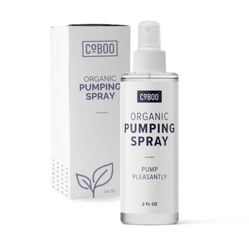 Coboo Organic Breast Pumping Spray  Helps Sore Nipples & Clogged Ducts  Pump Spray For Flanges & Breast Shields  Gentle For Mom