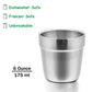E-Far Metal Cups For Kids Baby, 6 Ounce Stainless Steel Insulated Cups For Toddler Children, Training & Transition, Double Wall