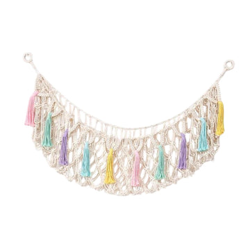 BNF Stuffed Toy Hammock Boho Mesh Display Holder for Wall Decor Playroom Nursery | Home & Garden