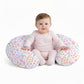 Little Grape Land Nursing Pillow for Breastfeeding, Ergonomic Feeding Pillow with Removable Cover, Baby Feeding Pillow with Hidd