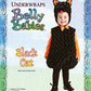 Underwraps Toddlers Black Cat Belly Babies Costume, Black, Large (2-4T)
