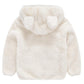 Jeskids Toddler Girls Boys Fleece Hoody Jacket Zip Up Teddy Coat Warm Winter Outwear White