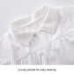 Pureborn Baby Boy Baptism Outfit Infant Short Sleeve Collared Christening Romper Summer Cotton One-Piece 9-12 Months Off White