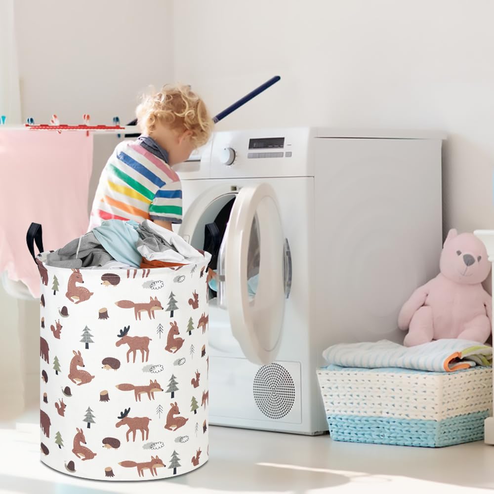 Clocor Kids Laundry Basket,Waterproof Baby Boys Nursery Hamper,Collapsible Fabric Storage Container,Toys Bin,Room Decor,Gift Bas