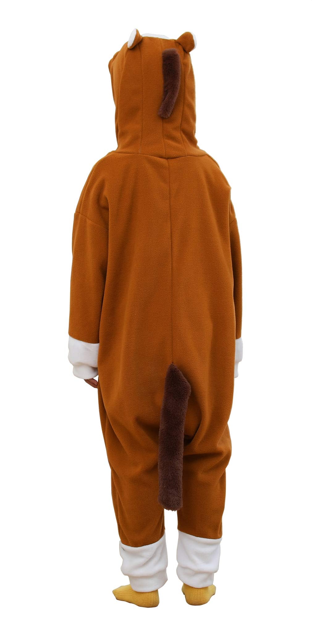Yameng Girls And Boys Lovely Onesie Brown Horse Pajamas Soft Fleece Halloween Costume