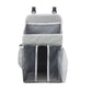 Zerodeko Hanging Diaper Storage Bag for Crib Nursery Grey Organizer Capacity for Diapers Clothes Toys Design for Bedside Strolle