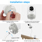 Holaca Flexible Clip Mount For Hellobaby Hb6550/Hb65/Hb66/Hb248, Blemil Baby Bl9052-2,Juan2215 And Vtimes302 Baby Monitor Camera