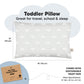 Keababies Toddler Pillow - Soft Organic Cotton Toddler Pillows For Sleeping, 13X18 Small Pillow For Kids, Kids Pillows For Sleep