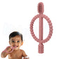 Kidology Baby Teething Toy, Silicone Toothbrush Teether With EasyGrip Handle, DualSided Texture For Massage & Soothing Sore Gu