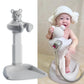 Baby Shower Stand with Adjustable Support - Eases Parent Strain, Prevents Water in Ears, Ensures Thorough Cleaning and Promotes 