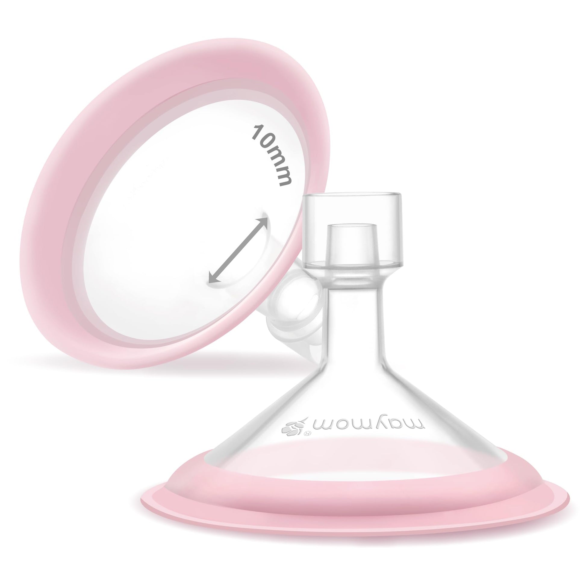 10mm Maymom MyFit Shields, Pano Series; Compatible with Medela Breast Pump- PersonalFit, Freestyle, Harmony, Maxi, Freestyle Fle