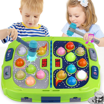 Hammer Mole Game for Toddler, Toys for 3-12 Year Old Boys and Girls, Whack Game for Kids,Gifts for 3 4 5 6+ Year Old Boys, Inter